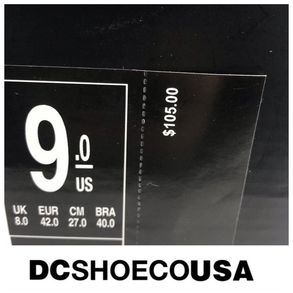 💕SALE💕 NWT DC Men’s Player Zero Shoes - Picture 7 of 8